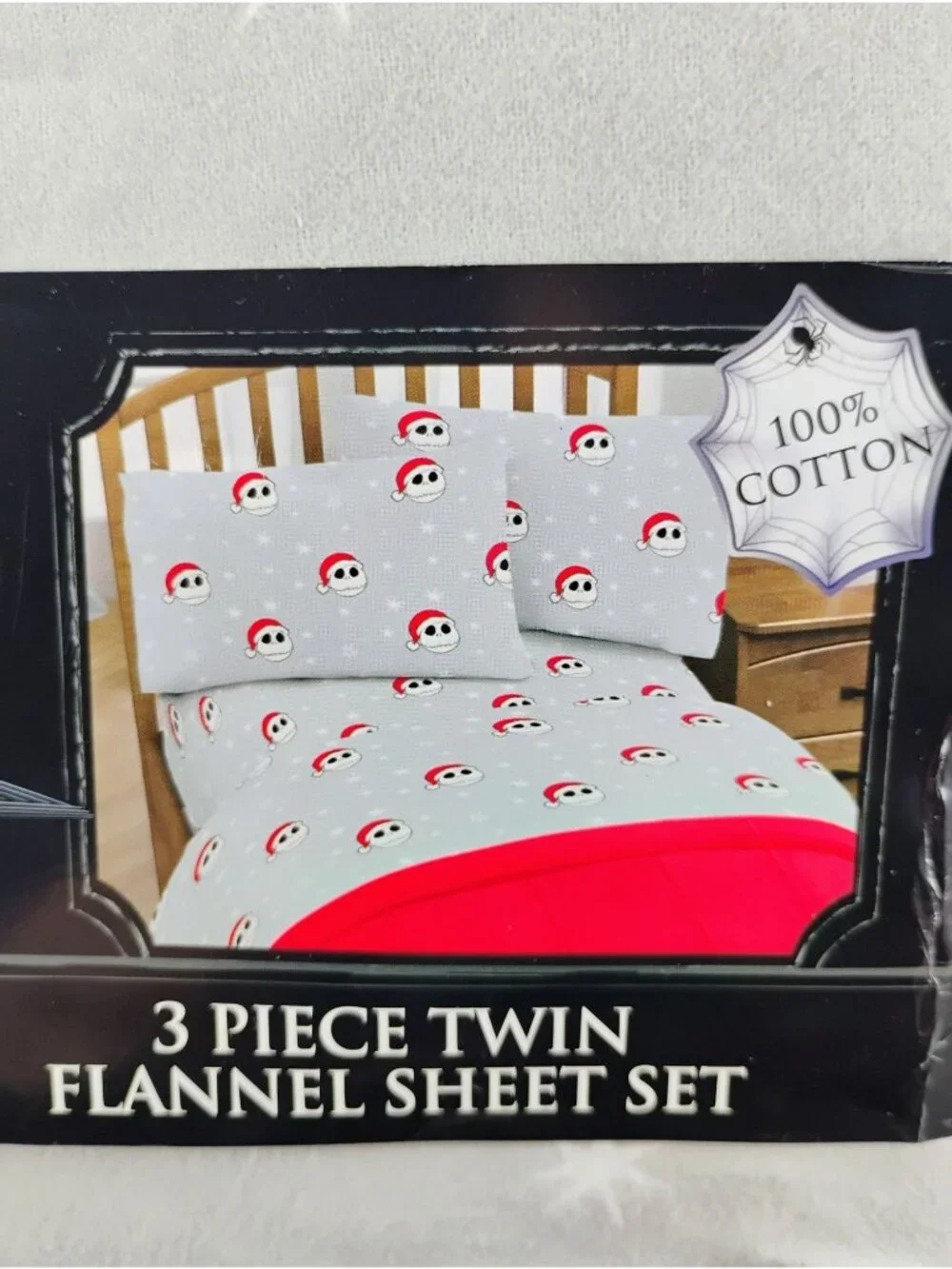 Disney The Nightmare Before Christmas Flannel Twin Sheet Set